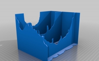 毁坏的楼 3d模型下载