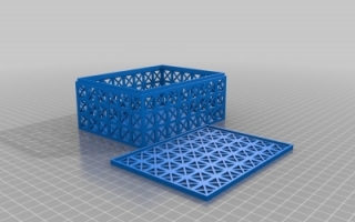 骰子盒 3d模型stl下载