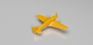 英国皇家空军飓风II战斗机-打印模型下载