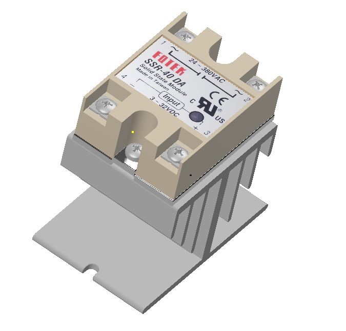 SSR-XXDA FOTEK固态继电器+ HS50H散热器